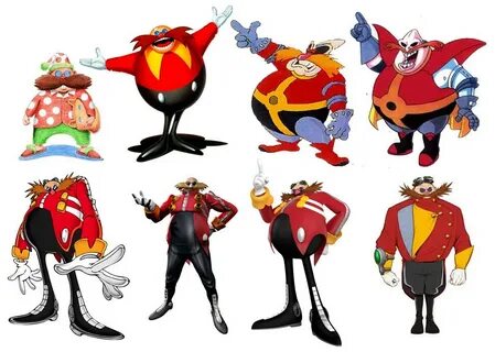 SEGAbits в Твиттере: "The many designs of Dr. Eggman/Robotni