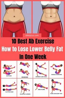 1 minute exercise to reduce belly fat. 