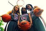 Girls Basketball Players - Senior Portrait Session. State bo