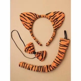 Horse Ears Tail Set Animal Headband Fancy Dress Costume Acce