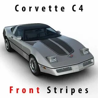 Hood racing stripes pre-cut vinyl decal for 1984-1996 Chevro