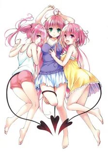 ToLOVEru - Lala, Nana and Momo i00030 ★ Amaterasu anime art 