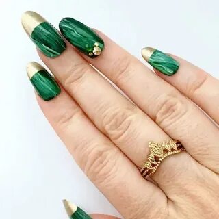 🥇 UÑAS VERDES decoradas + de 70 diseños e ideas geniales 202