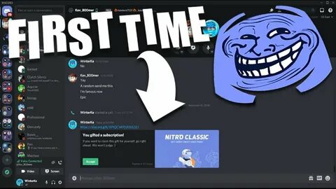 Gifting Him His First Ever Discord Nitro! - YouTube