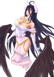 Safebooru - 1girl ahoge albedo armpits bare shoulders black 