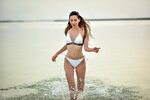 Wallpaper : white bikini, belly, women outdoors, water drops