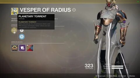 Vesper Of Radius Destiny 2 2021 - Dentro deun