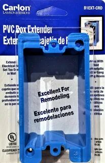 Buy Carlon Electrical Box Extender PVC, Single Gang, 1-Pack 