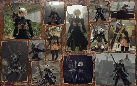 Скачать NieR: Automata "Mod 2B partially nude pack by Art-Of