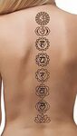 Pics Of My Favorite Geometric Tattoos Chakra tattoo, Spine t