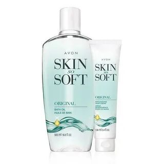 ✔ Avon Skin So Soft SSS Original Bath Oil 2 Pcs Set-16oz Bot