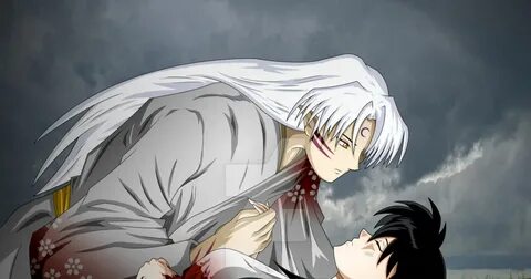 inuyasha, sesshoumaru, inuyasha / No Rin ! Stay with me - pi