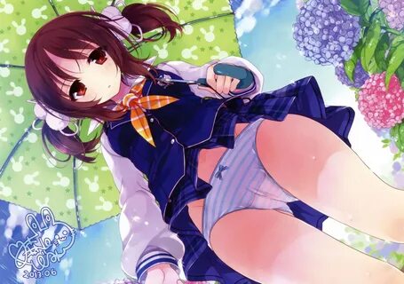 brown hair lass open shirt panties school uniform shoujo shi