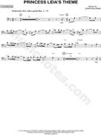 Print and download Princess Leia's Theme - Trombone sheet mu