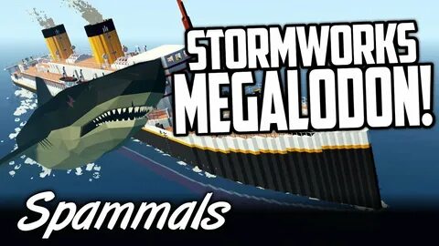 Stormworks Megalodon Sinks Ocean Liner! - YouTube