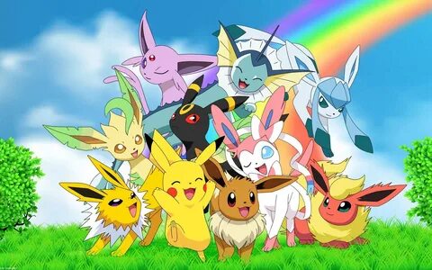 Rainbow Eevee Wallpaper - Wallpaper Sun