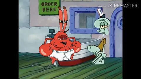 Mr. Krabs Violates Squidward - YouTube