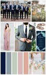 I created my very own Wedding Color Palette - a mix of Navy 