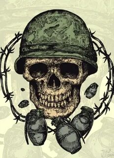 by Timur Khabirov Rebel6 Skull artwork, Skulls drawing, Skel