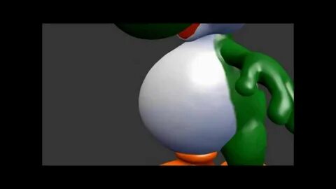 Yoshi's big belly inflation - YouTube