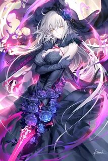 Jeanne d'Arc Alter Jalter Fate Anime fantasy, Anime art girl