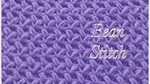 Bean Stitch -fast and easy crochet stitch #31 - YouTube