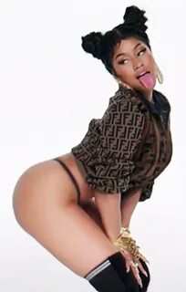 Nicki Minaj Twerks In A Fendi Thong As She Shows Off Bodacio
