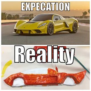 Expectation VS Reality of designing a car