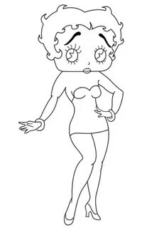 Printable Betty Boop Coloring Pages ColoringMe.com