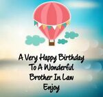 Happy Birthday Wishes for Brother In Law - New Birthday Wish