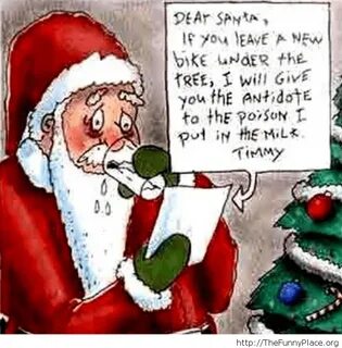 Worried Santa funny comic - TheFunnyPlace