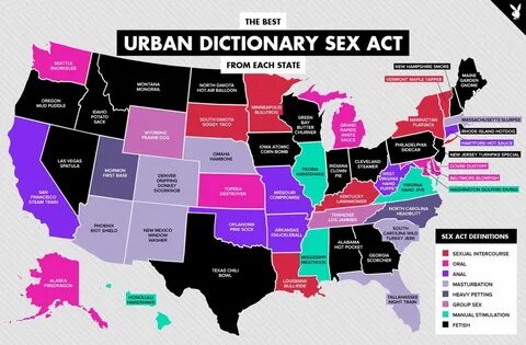 The best urban dictionary sex act from each state - Vivid Ma