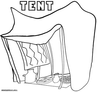The best free Tent coloring page images. Download from 114 f