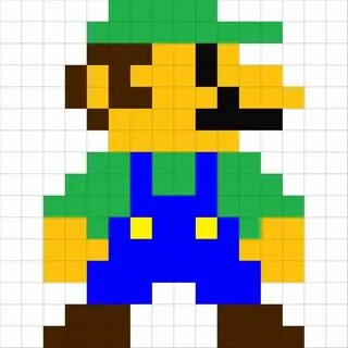 8-bit luigi by raivcesleinadnayr on DeviantArt Pixel art pat