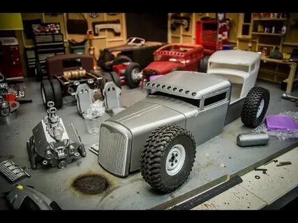 NEW 3D Printed RC Hot Rod Bodies, Engines, and Accessories f