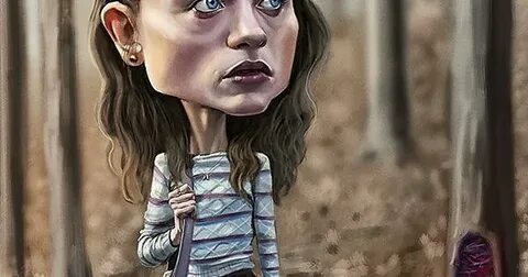 Caricature digital painting of Nancy Wheeler - Imgur