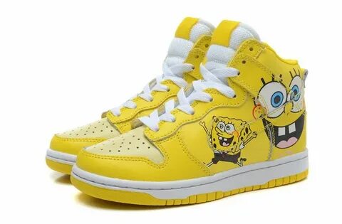 Nike Dunk x SpongeBob Kid shoes, Swag shoes, Jordan shoes fo