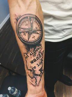 not all who wander are lost /tattoo ideas for men / sleeve i