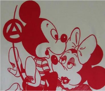 Buy mickey mouse anarchy shirt - In stock