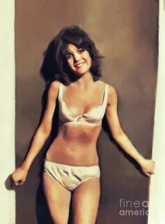 Sally Geeson, Actress Painting by Esoterica Art Agency Fine 