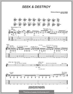 Seek and Destroy (Metallica) by J. Hetfield, L. Ulrich on Mu