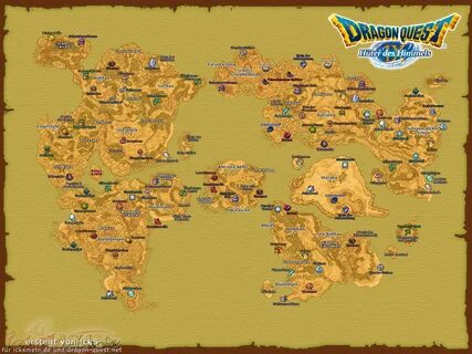Weltkarte :: Dragon Quest IX :: icksmehl.de