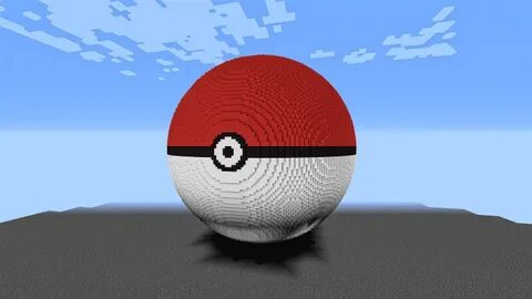 Giant Pokeball made with WorldEdit 1.19.1/1.19/1.18/1.17.1/1