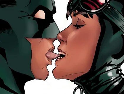 Geek Art: Cat Got Your Tongue - Batman and Catwoman - GeekTy