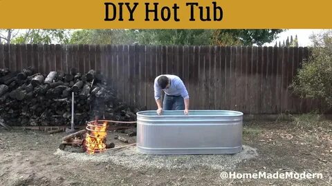 How to Create a DIY Wood Fired Hot Tub - YouTube