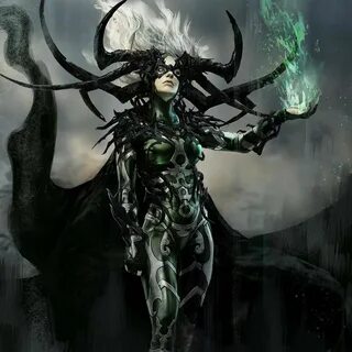 aleksibriclot: "Another early concept for Hela in Thor : Rag
