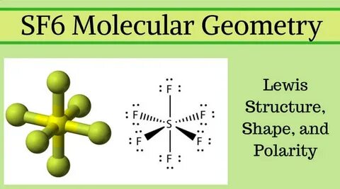 What Is The Electron Pair Geometry For S In Sf6 - Tutordale.