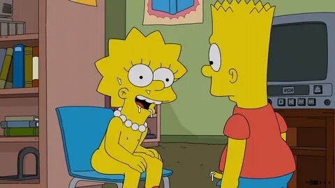 Slideshow a feast for the senses: lisa and bart get naked in the simpsons g...