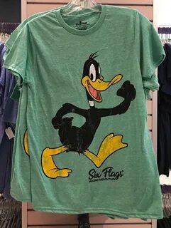 Six Flags Magic Mountain Looney Tunes Daffy Duck Adult Mens 