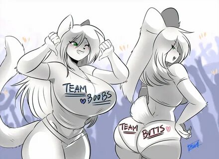 Team Boobs vs Team Butts by Luvon. 